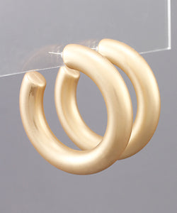 Thick Open Hoops