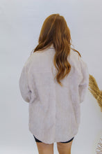 Load image into Gallery viewer, French Vanilla Oversized Shacket- Beige
