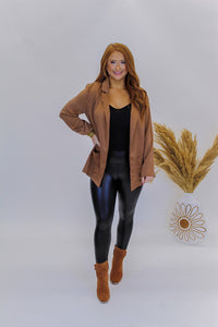 Brown Boyfriend Blazer