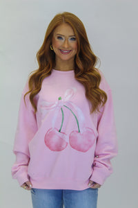 Bow Cherry Sweatshirt *PREORDER*