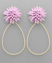 Load image into Gallery viewer, Flower Teardrop Earrings
