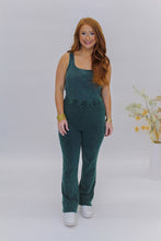 Load image into Gallery viewer, Cool Girl Washed Bodysuit Set- Green
