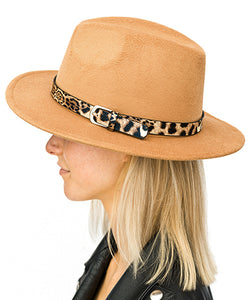 Animal Print Small Brim Hats