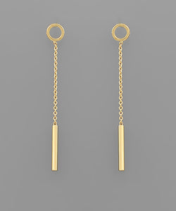 Bar Drop Earrings