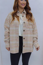 Load image into Gallery viewer, Got Me Moving Flannel- Beige
