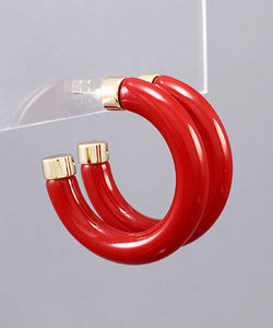 Capped Acrylic Hoops