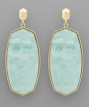 Load image into Gallery viewer, Hexagon Acrylic Earrings
