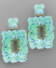 Load image into Gallery viewer, Sequin Flower Earrings
