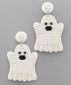 Ghost Beaded Earrings