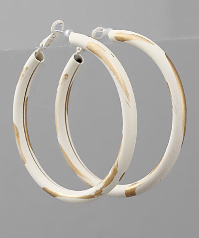 Gold Line Paint Hoops