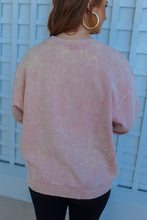 Load image into Gallery viewer, Sara Acid Wash Oversized Sweatshirt- Rose
