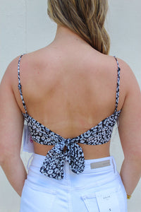 Party Animal Bandeau Top- Black