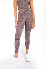 Load image into Gallery viewer, Tie-Dye High-Waisted Active Leggings-Bark
