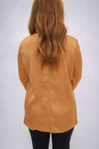 Camel Boyfriend Blazer