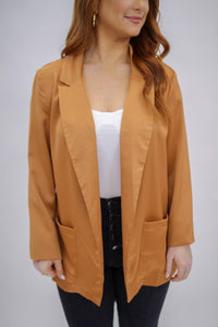 Camel Boyfriend Blazer