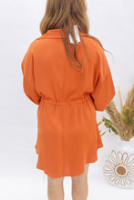 Load image into Gallery viewer, Find Me Again Button Mini Dress- Rust
