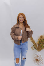 Load image into Gallery viewer, Oliver Corduroy Moto Jacket- Cocoa
