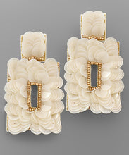 Load image into Gallery viewer, Sequin Flower Earrings
