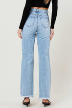 Load image into Gallery viewer, Chloe Distressed Wide Jeans- Light Wash
