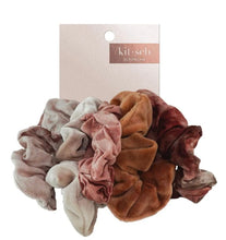 Load image into Gallery viewer, Rust Tie Dye Scrunchies- Kitsch
