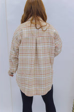 Load image into Gallery viewer, Got Me Moving Flannel- Beige
