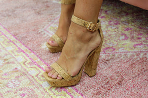 Cork Platform Wedges