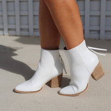 Load image into Gallery viewer, Wesleee Studded Bootie- White
