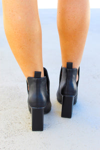 Setting Chucky Heel Bootie- Black