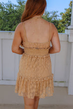 Load image into Gallery viewer, Fay Taupe Lace Dress
