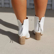 Load image into Gallery viewer, Wesleee Studded Bootie- White
