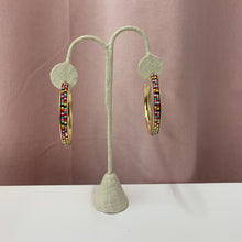 Load image into Gallery viewer, Colorful Beaded Hoops
